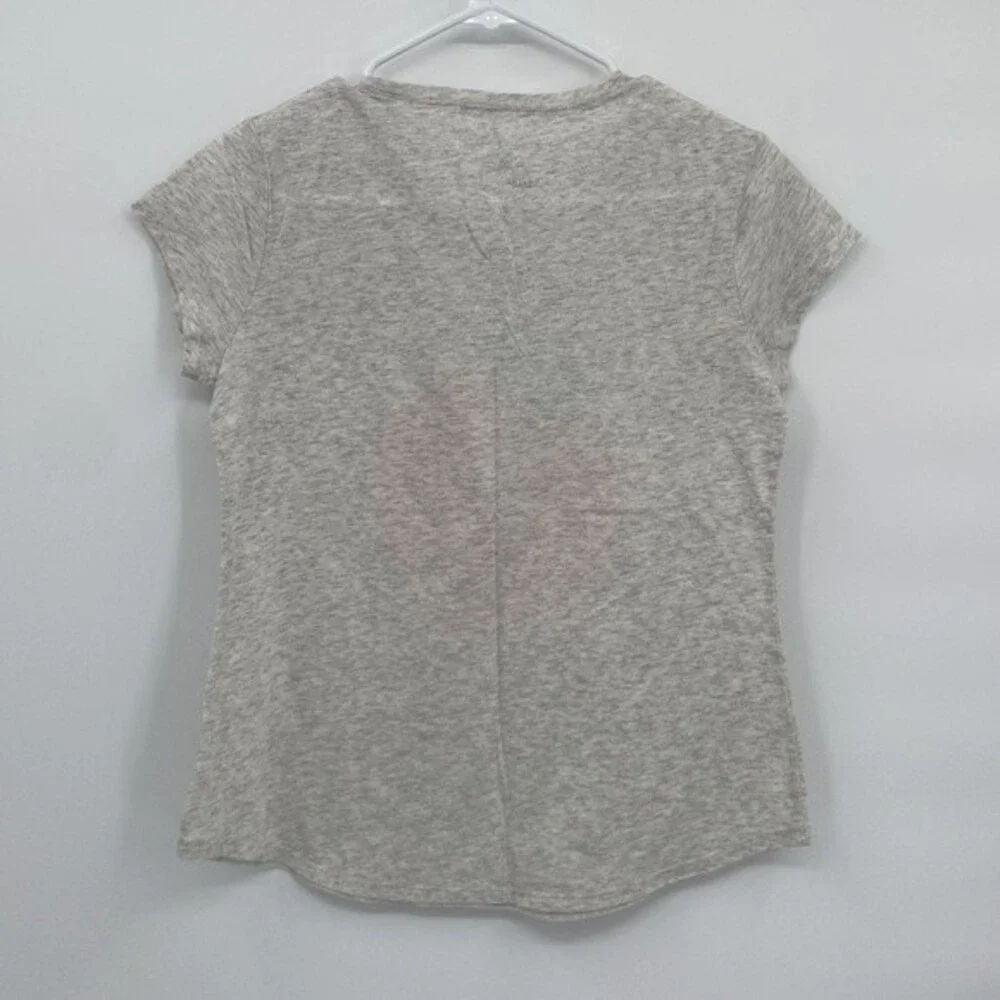 Justice Girls Gray Peach Just Peachy Graphic Tee Shirt size 14/16 plus